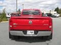 2010 Inferno Red Crystal Pearl Dodge Ram 3500 Big Horn Edition Crew Cab 4x4 Dually  photo #3
