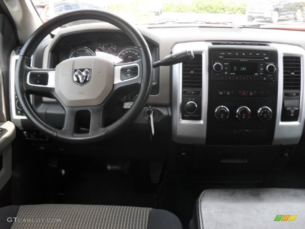 2010 Ram 3500 Big Horn Edition Crew Cab 4x4 Dually - Inferno Red Crystal Pearl / Dark Slate/Medium Graystone photo #15