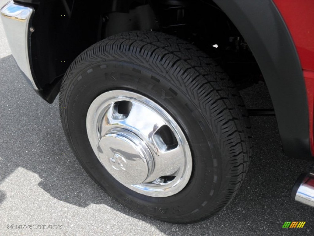 2010 Ram 3500 Big Horn Edition Crew Cab 4x4 Dually - Inferno Red Crystal Pearl / Dark Slate/Medium Graystone photo #25