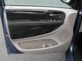 Black/Light Graystone 2012 Chrysler Town & Country Touring - L Door Panel