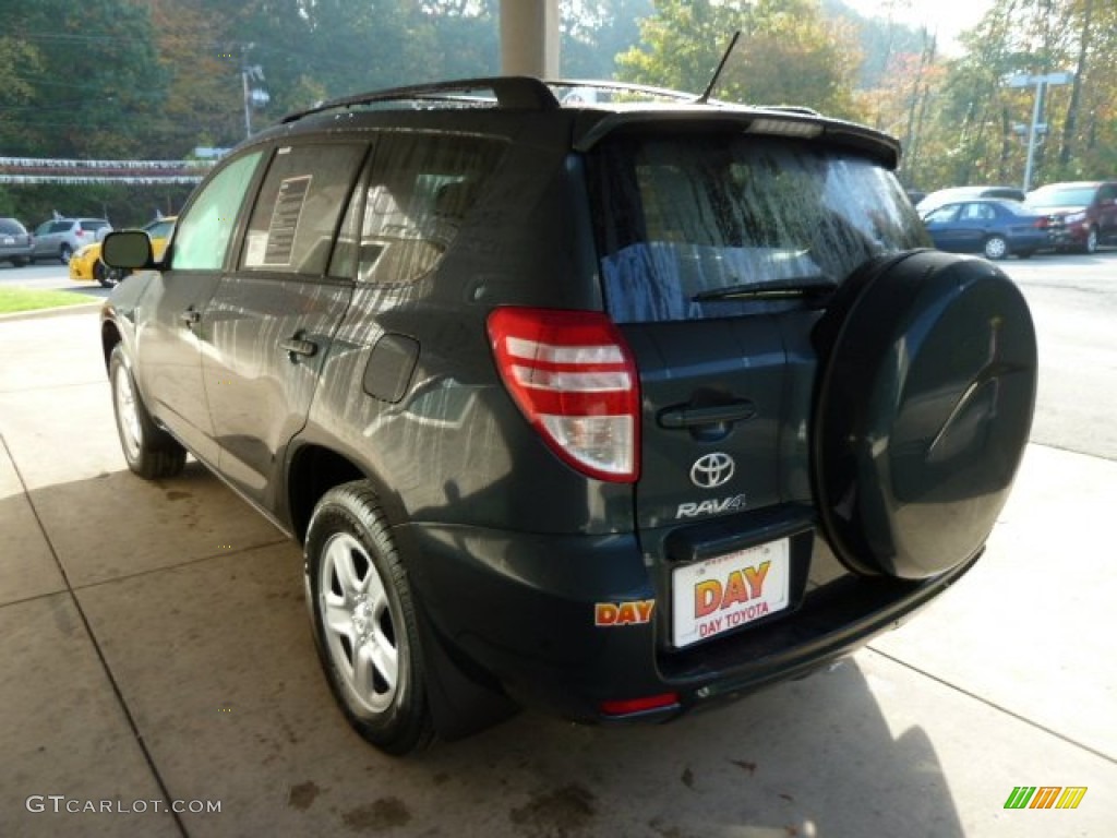 2011 RAV4 I4 4WD - Black Forest Metallic / Ash photo #4