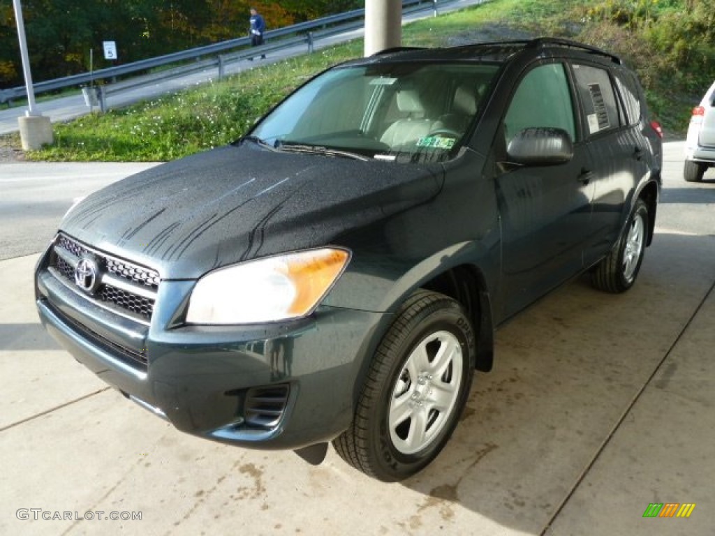 2011 RAV4 I4 4WD - Black Forest Metallic / Ash photo #5