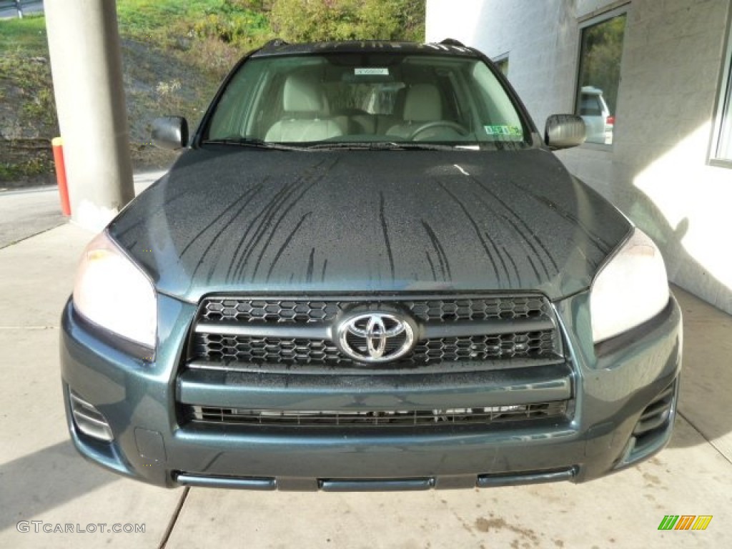 2011 RAV4 I4 4WD - Black Forest Metallic / Ash photo #6