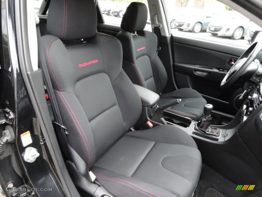 MAZDASPEED Black Interior 2008 Mazda MAZDA3 MAZDASPEED Sport Photo #55217656