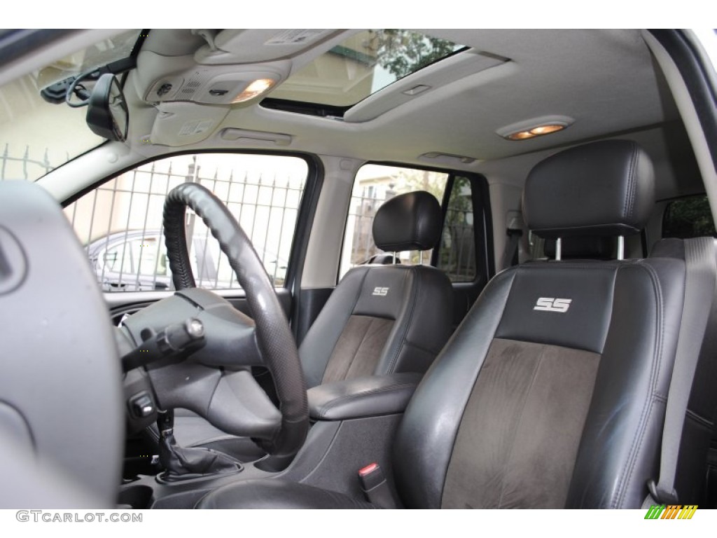 Ebony Interior 2007 Chevrolet TrailBlazer SS 4x4 Photo #55218454