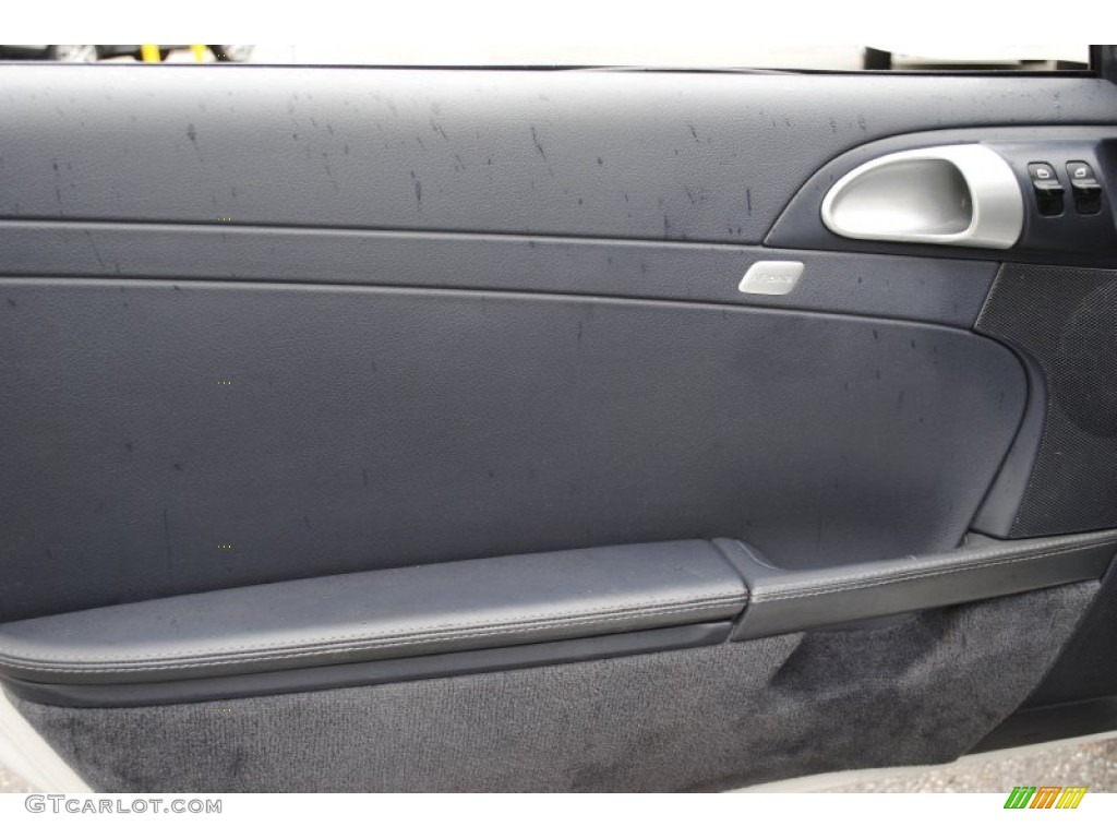 2006 Porsche Boxster S Sea Blue Door Panel Photo #55219435