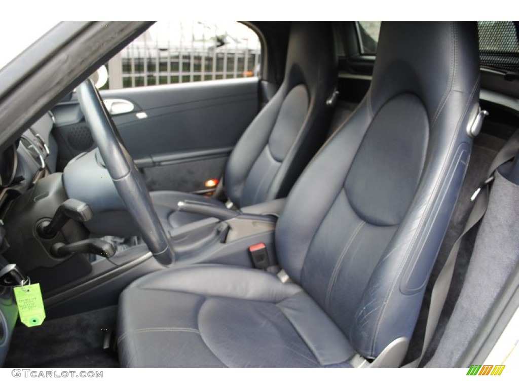 Sea Blue Interior 2006 Porsche Boxster S Photo #55219444