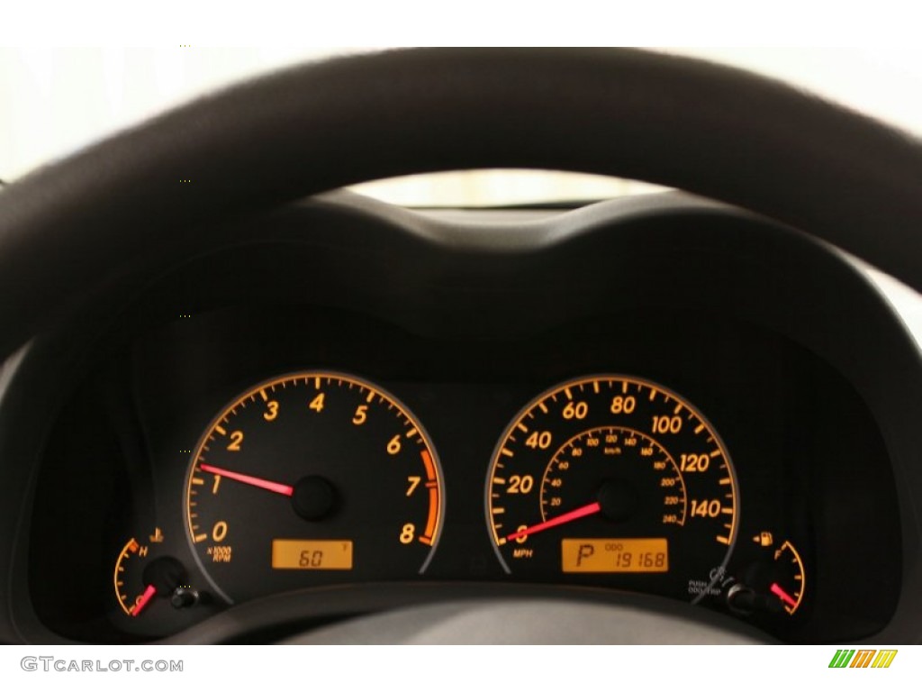 2010 Toyota Corolla LE Gauges Photo #55219465