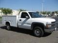 Summit White 2002 Chevrolet Silverado 2500 Regular Cab Chassis Utility