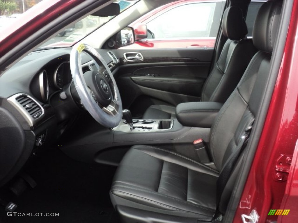 Black Interior 2012 Jeep Grand Cherokee Laredo X Package 4x4 Photo #55220646