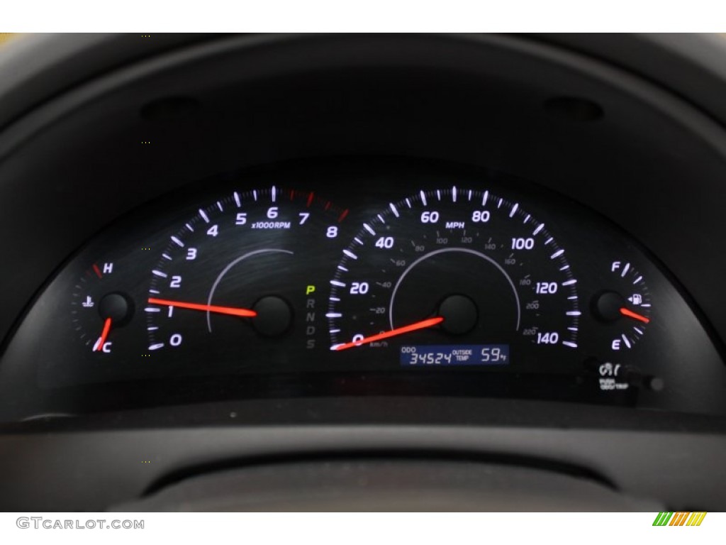 2010 Toyota Camry LE Gauges Photo #55220762