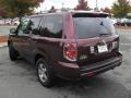 2008 Dark Cherry Pearl Honda Pilot EX-L  photo #2