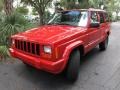 1998 Bright Red Jeep Cherokee Limited  photo #4