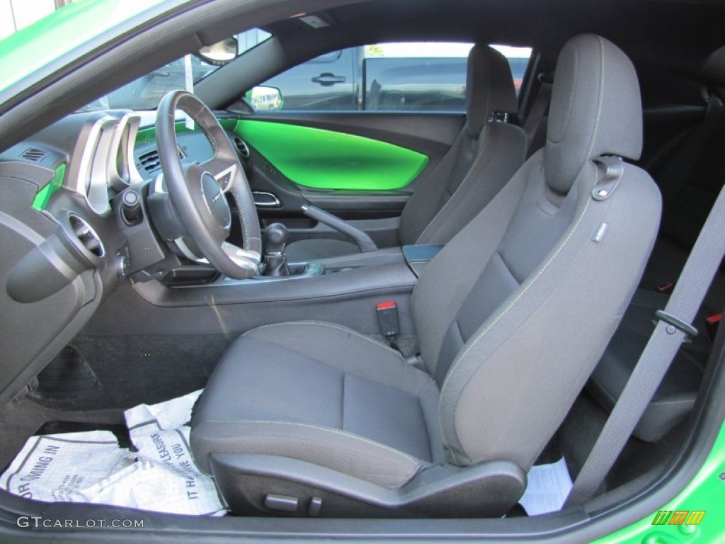 2010 Camaro LT Coupe Synergy Special Edition - Synergy Green Metallic / Black/Green photo #3