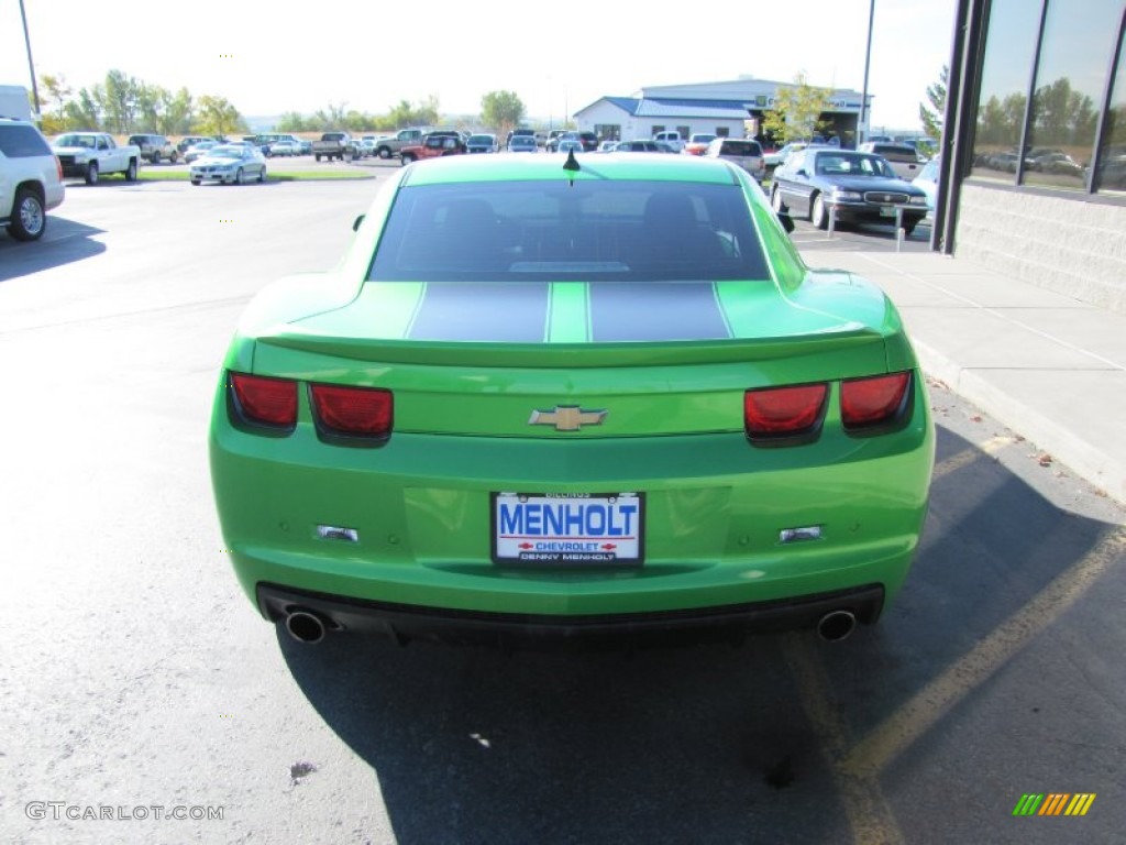 2010 Camaro LT Coupe Synergy Special Edition - Synergy Green Metallic / Black/Green photo #19