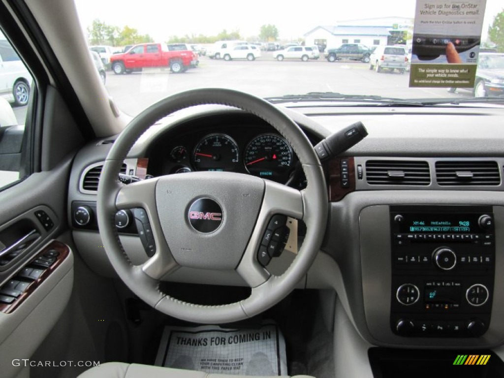 2011 GMC Yukon XL SLT 4x4 Light Titanium Dashboard Photo #55222684