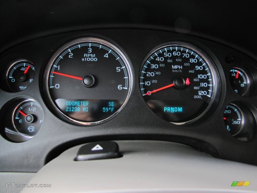 2011 GMC Yukon XL SLT 4x4 Gauges Photo #55222693