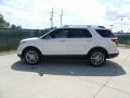 2012 White Platinum Tri-Coat Ford Explorer XLT  photo #6