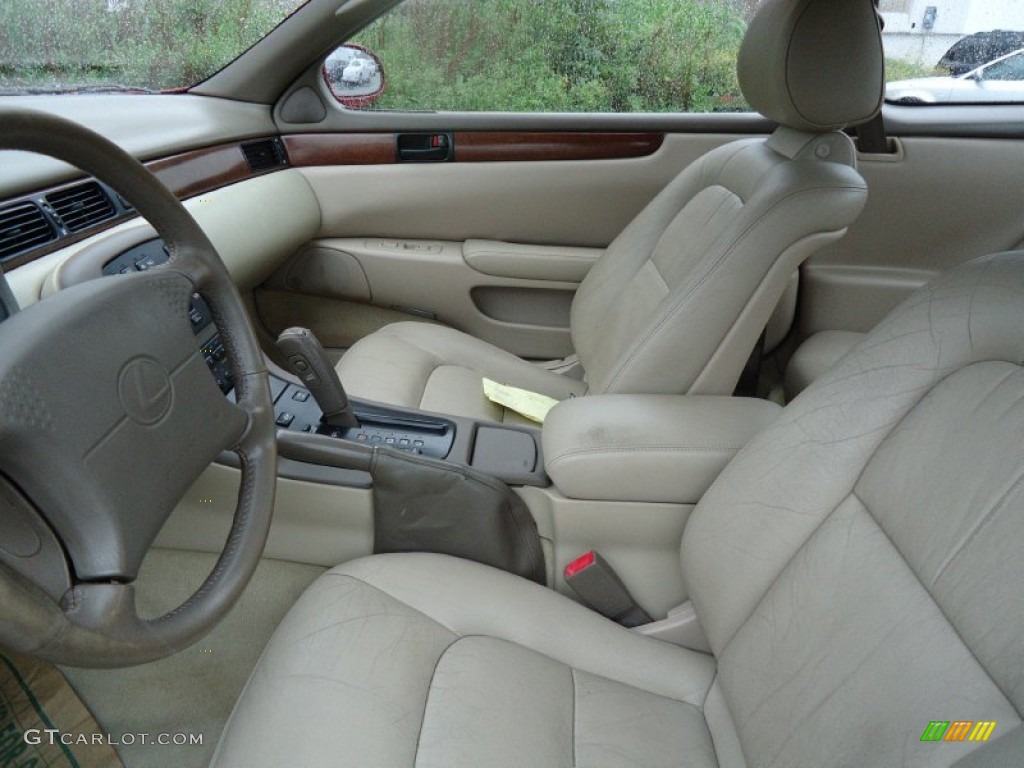 Beige Interior 1992 Lexus SC 300 Photo #55223248