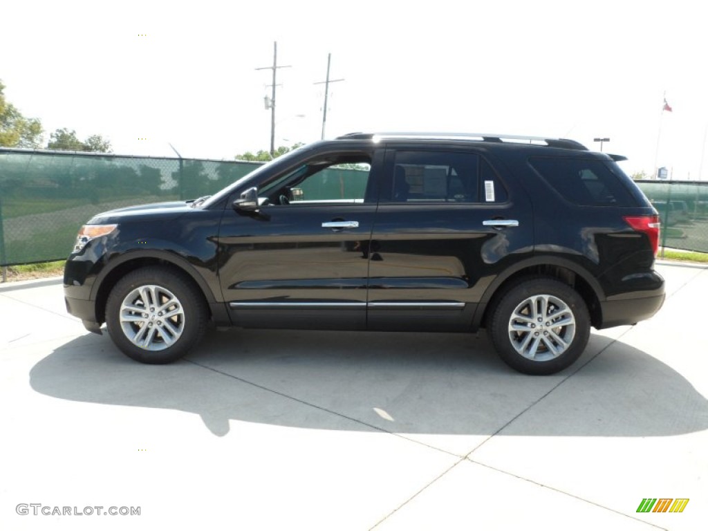 Black 2012 Ford Explorer XLT EcoBoost Exterior Photo #55223596