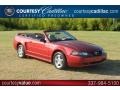 2003 Redfire Metallic Ford Mustang V6 Convertible  photo #1