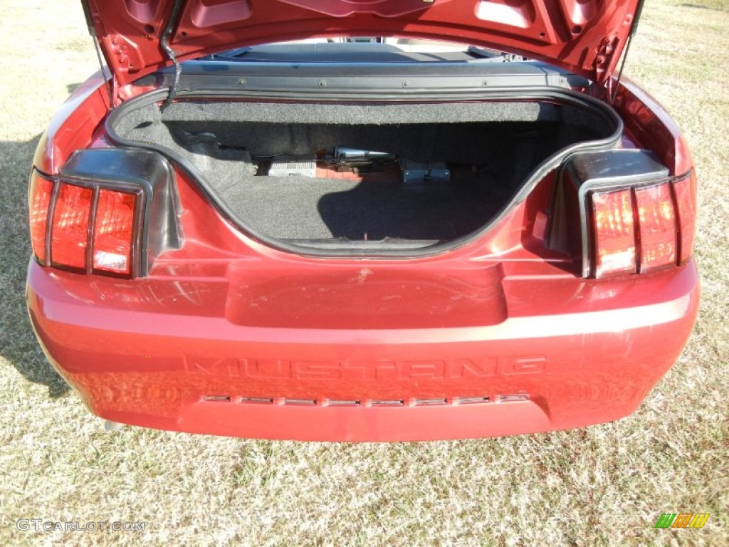 2003 Mustang V6 Convertible - Redfire Metallic / Medium Parchment photo #5