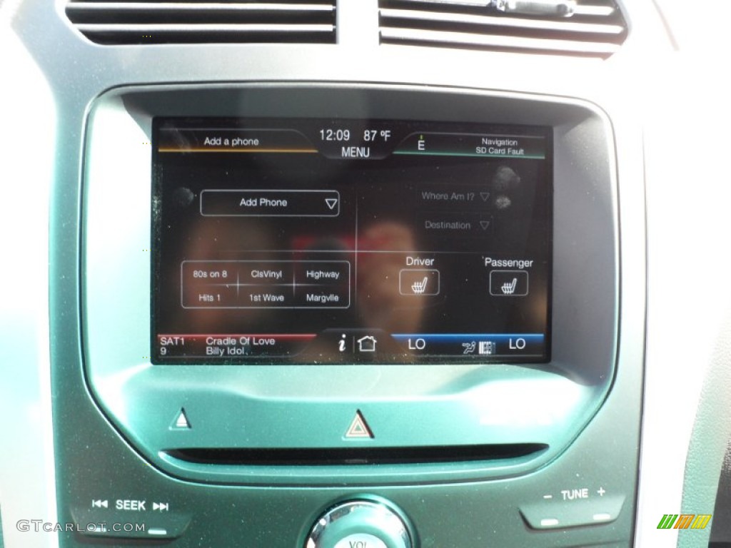 2012 Ford Explorer XLT EcoBoost Controls Photo #55223824