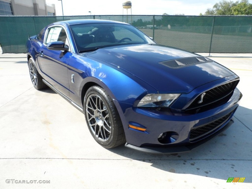 2012 Kona Blue Metallic Ford Mustang Shelby Gt500 Svt Performance