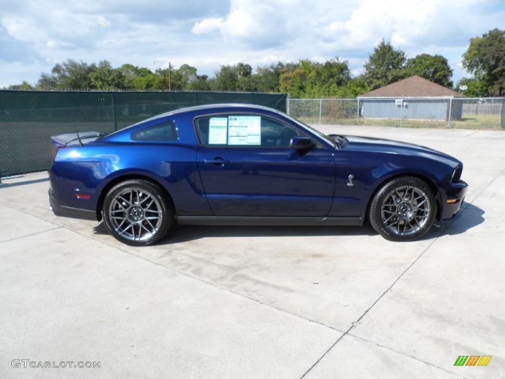 Kona Blue Metallic 2012 Ford Mustang Shelby GT500 SVT Performance Package Coupe Exterior Photo #55224274