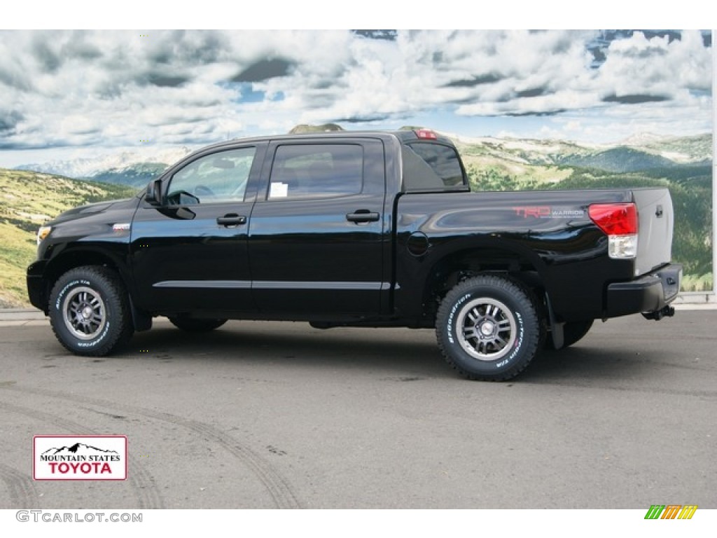 2012 Tundra TRD Rock Warrior CrewMax 4x4 - Black / Black photo #3