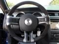 2012 Ford Mustang Charcoal Black/Black Recaro Sport Seats Interior Steering Wheel Photo