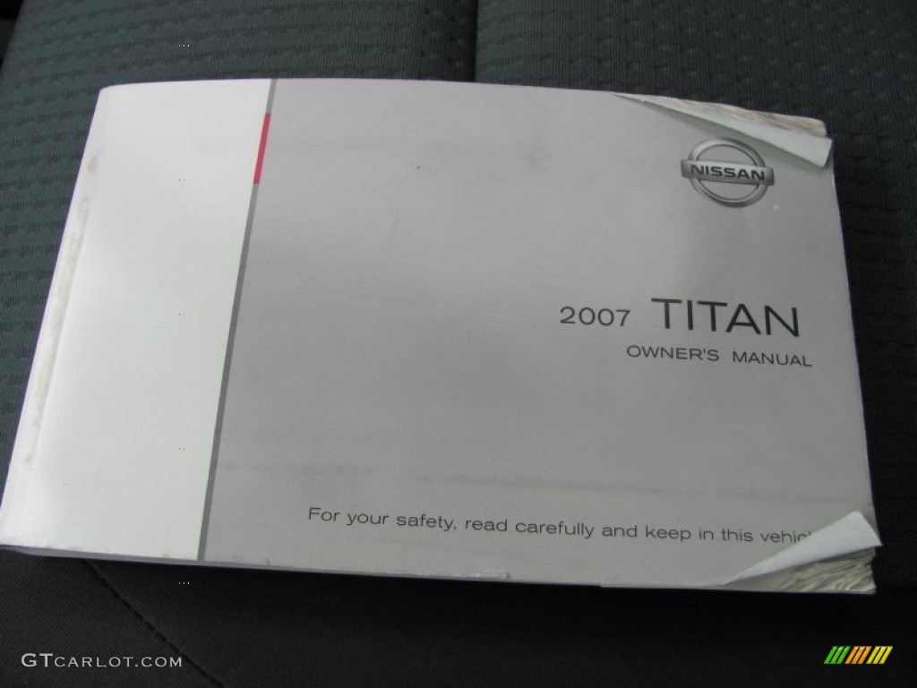 2007 Titan SE Crew Cab - Galaxy Black / Graphite Black/Titanium photo #4