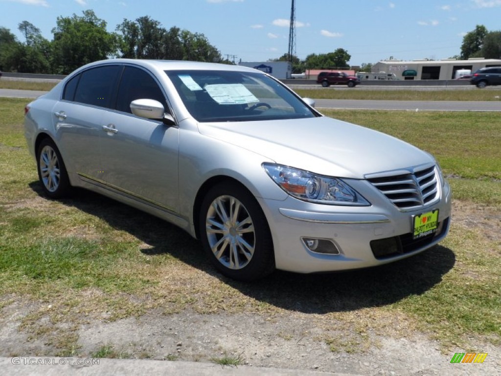 Platinum Metallic Hyundai Genesis