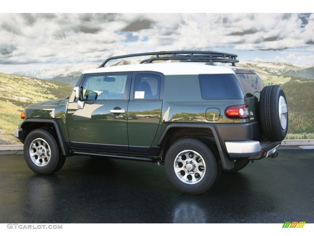 Army Green 2012 Toyota FJ Cruiser 4WD Exterior Photo #55224934