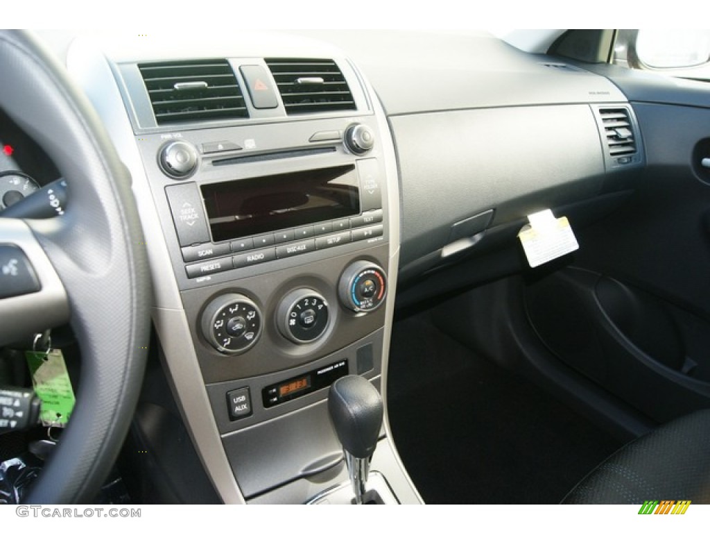 2011 Toyota Corolla S Dark Charcoal Dashboard Photo #55225507
