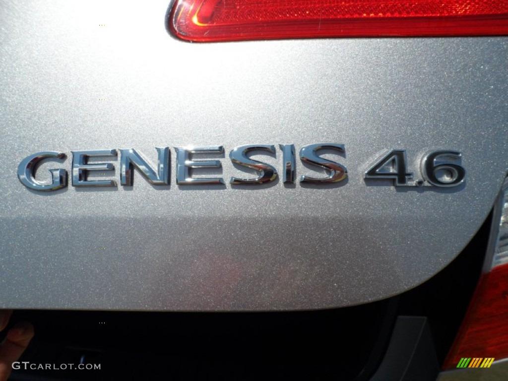 2011 Genesis 4.6 Sedan - Titanium Gray Metallic / Jet Black photo #15