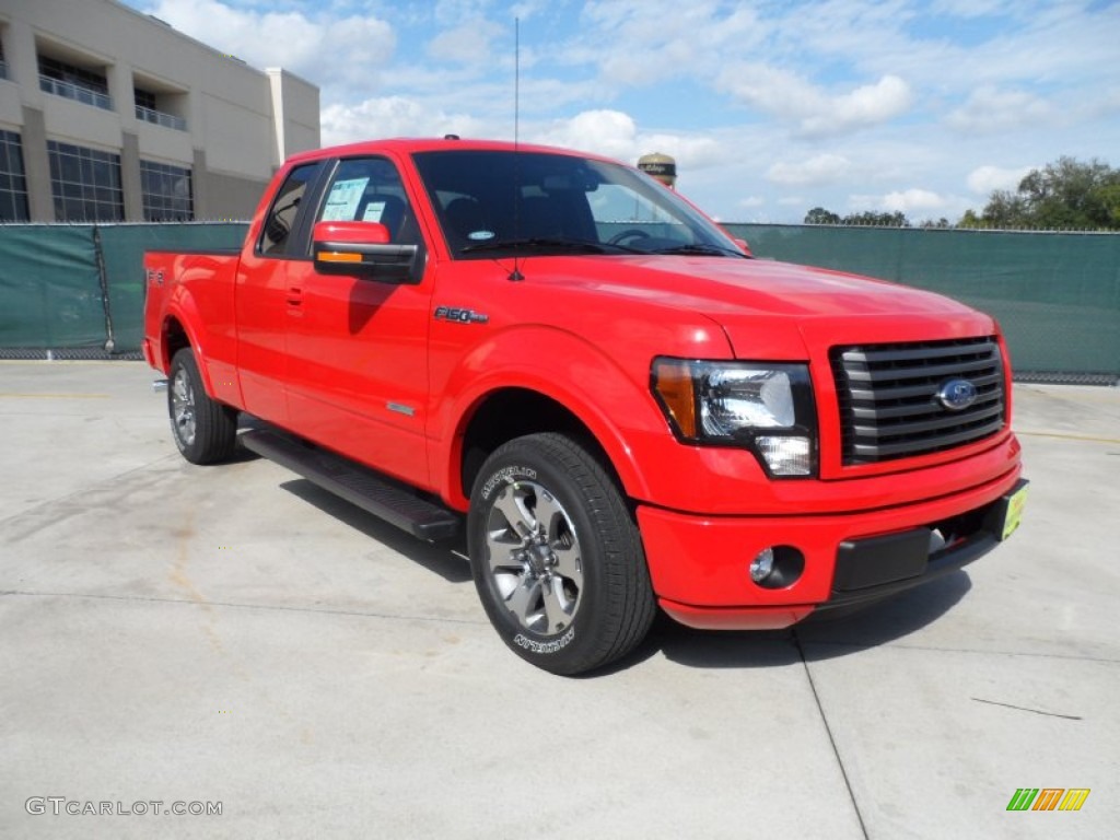 2011 F150 FX2 SuperCab - Race Red / Black photo #1