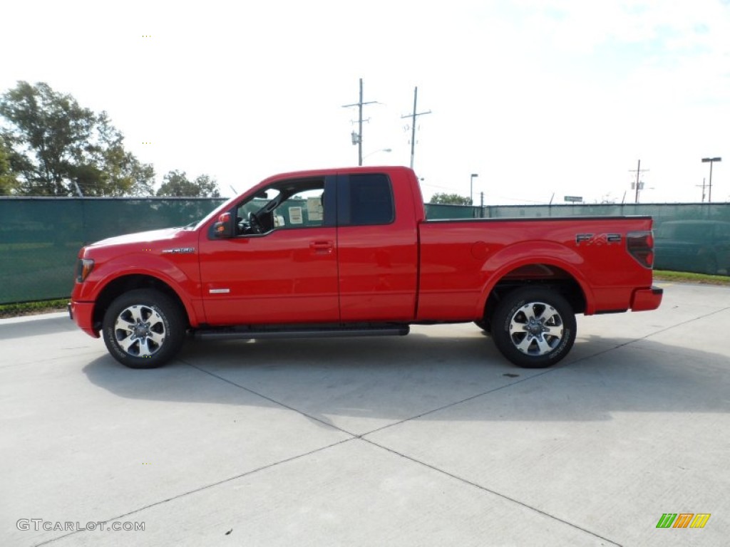 2011 F150 FX2 SuperCab - Race Red / Black photo #6