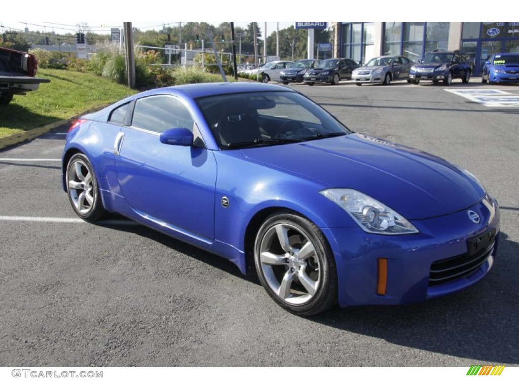 Daytona Blue Metallic 2006 Nissan 350Z Enthusiast Coupe Exterior Photo #55226770