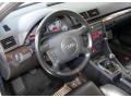 Black 2004 Audi S4 4.2 quattro Sedan Steering Wheel