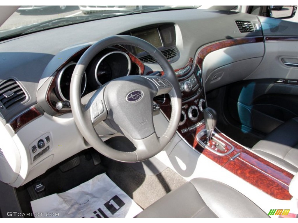 Slate Gray Interior 2008 Subaru Tribeca Limited 7 Passenger Photo #55228030