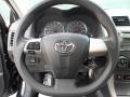 2011 Toyota Corolla Dark Charcoal Interior Steering Wheel Photo