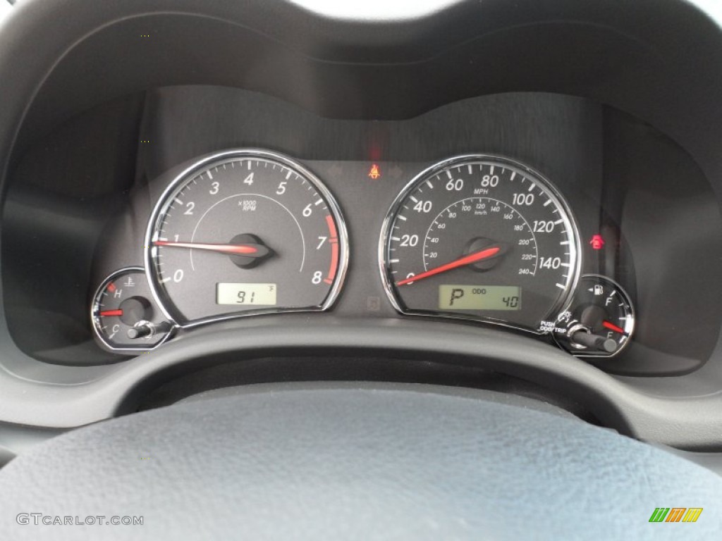 2011 Toyota Corolla S Gauges Photo #55228234