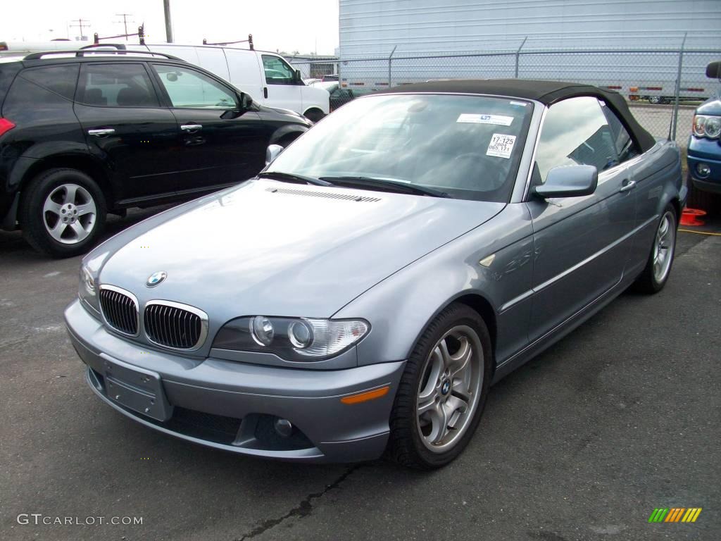 2004 3 Series 330i Convertible - Silver Grey Metallic / Grey photo #1