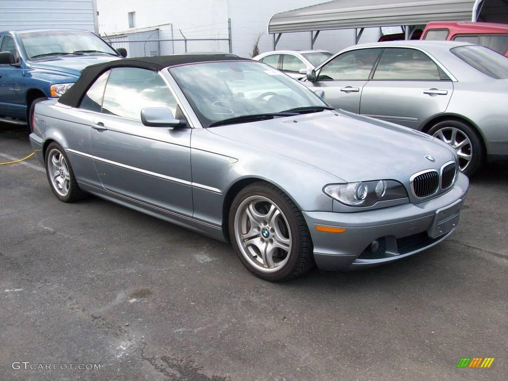 2004 3 Series 330i Convertible - Silver Grey Metallic / Grey photo #3