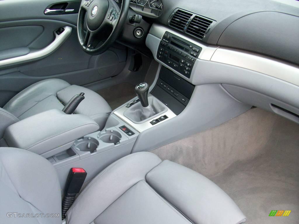 2004 3 Series 330i Convertible - Silver Grey Metallic / Grey photo #5