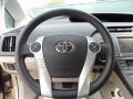 Bisque 2011 Toyota Prius Hybrid IV Steering Wheel