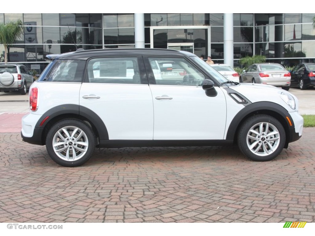Light White 2012 Mini Cooper S Countryman Exterior Photo #55229935