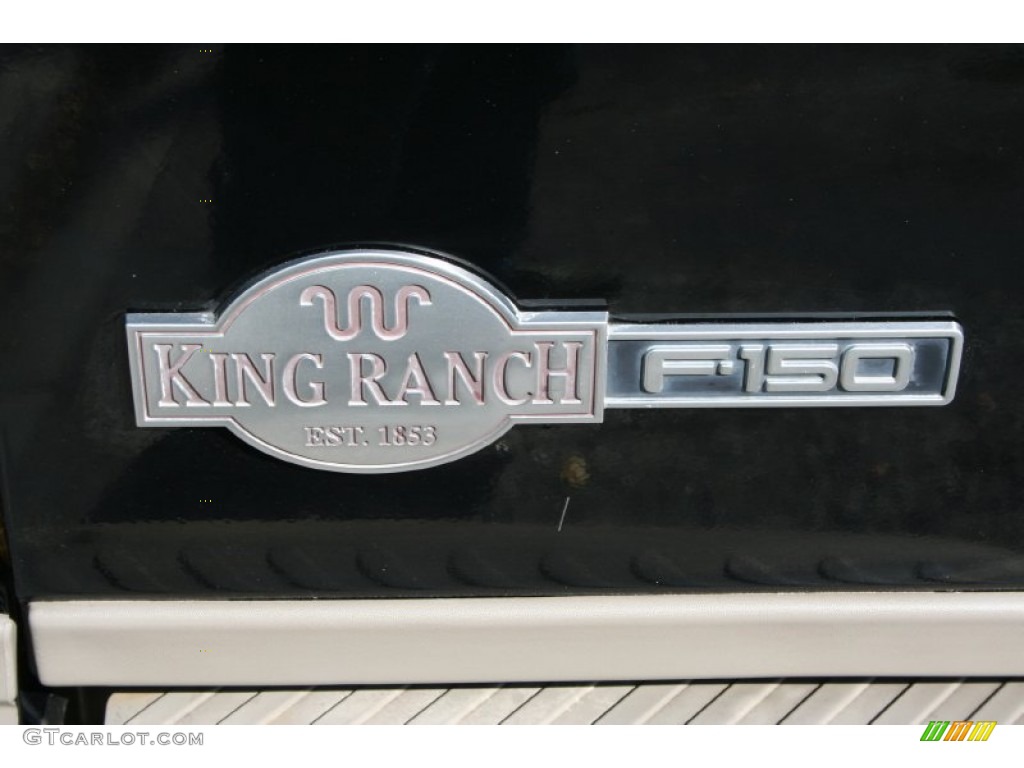 2003 F150 King Ranch SuperCab 4x4 - Black / Castano Brown Leather photo #90