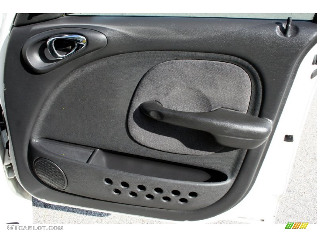 2003 Chrysler PT Cruiser Standard PT Cruiser Model Dark Slate Gray Door Panel Photo #55232671